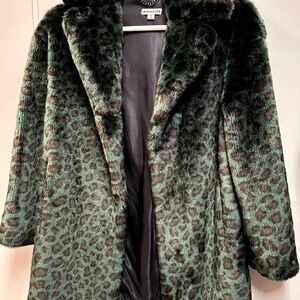 Whistles over-sized Faux Fur Short Coat size S